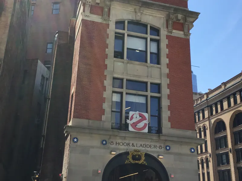 Hook & Ladder 8 firehouse in Tribeca, the Ghostbusters headquarters