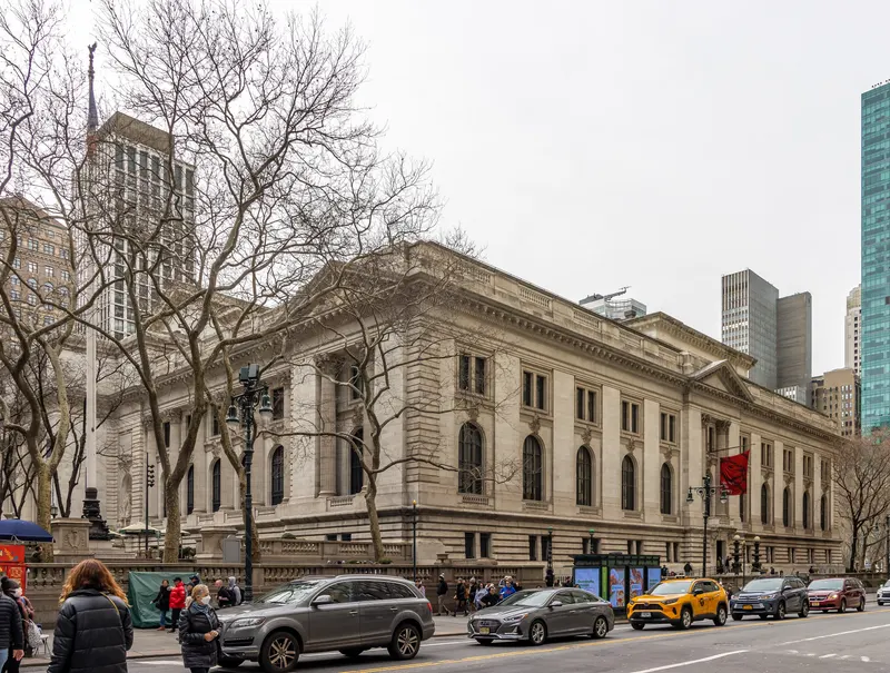 New York Public Library main branch on Fifth Avenue