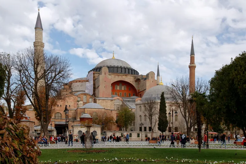 Hagia Sophia seen from Sultanahmet Square