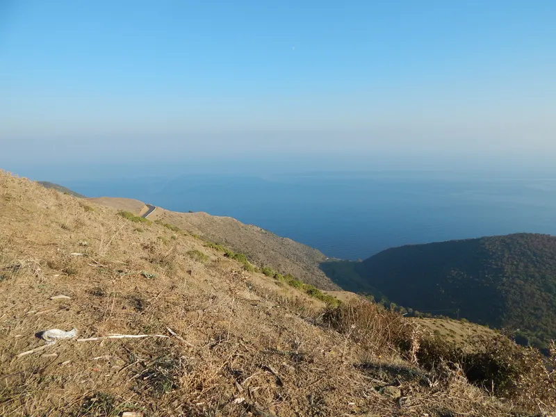 Sea of Marmara seen from the hills near Uçmakdere